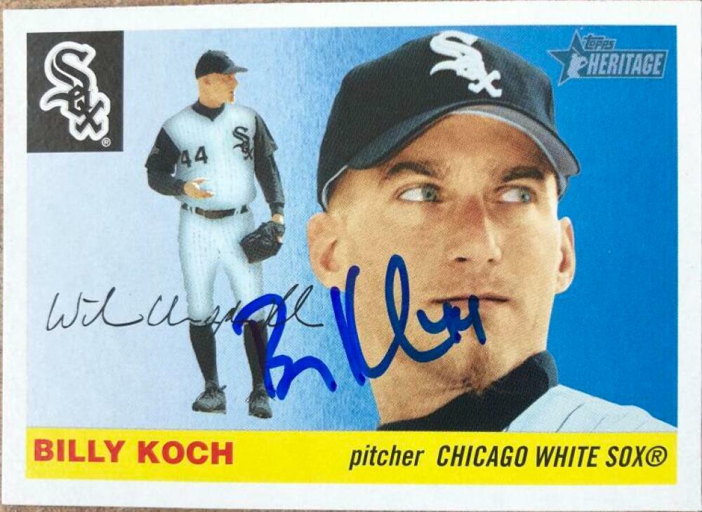 Billy Koch Autographed 2004 Topps Heritage #137