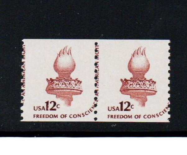 US Stamp #1816....Misperf Error....Pair.....EFO....Mint MnH
