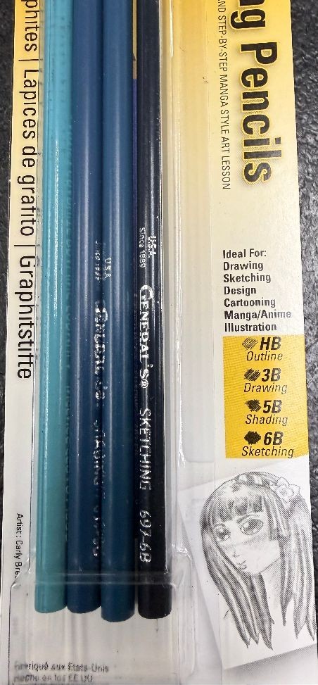 General’s Graphite Drawing Pencil Set – Lot of 6 Packs – HB, 3B, 5B, 6B