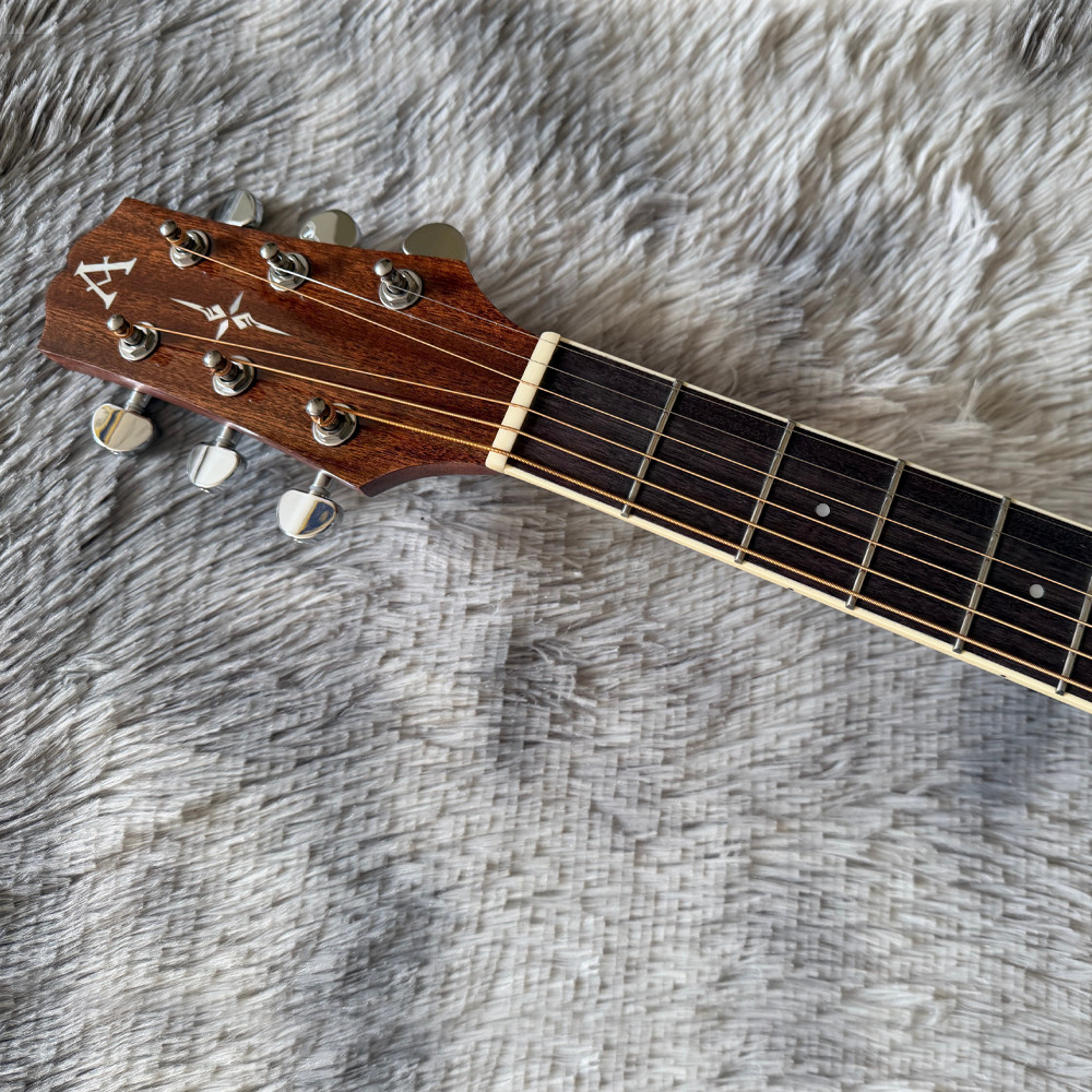 Acoustic Guitar For Beginners And Easy To Lear.High-Quality Double Solid Spruce