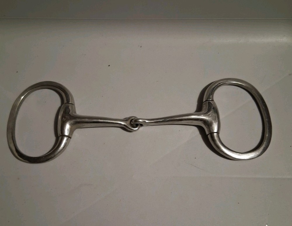 English, Lg. Eggbutt Snaffle Horse Bit, 6"