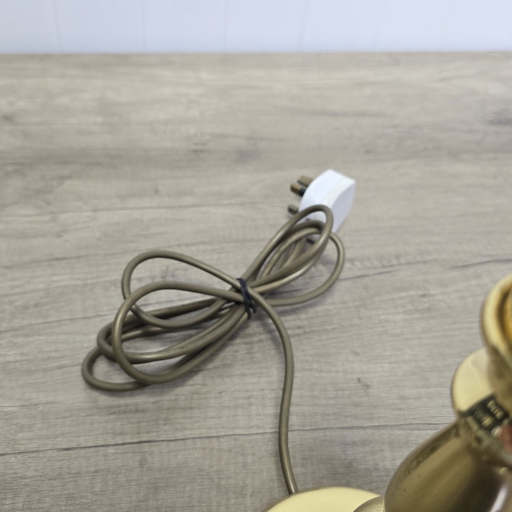 Vintage Brass Candlestick Design Table Lamp Fully Working