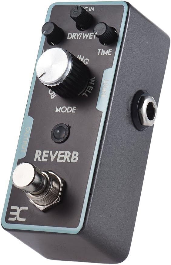 Reverb Guitar Effect Pedal With 3 Settings Led Indicator Compact Design