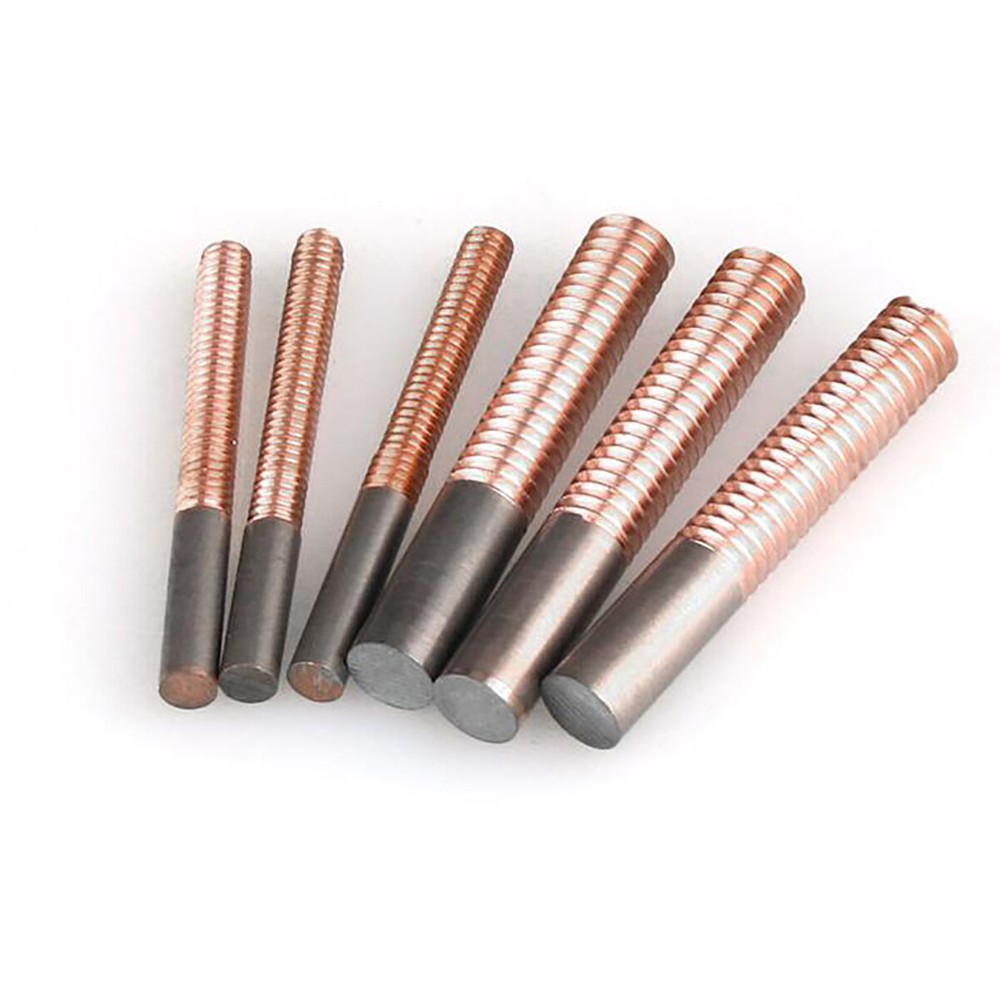 Solid Carbide Copper Threaded Electrode M3 M4 M5 M6 M8 M10 for Spark Discharge