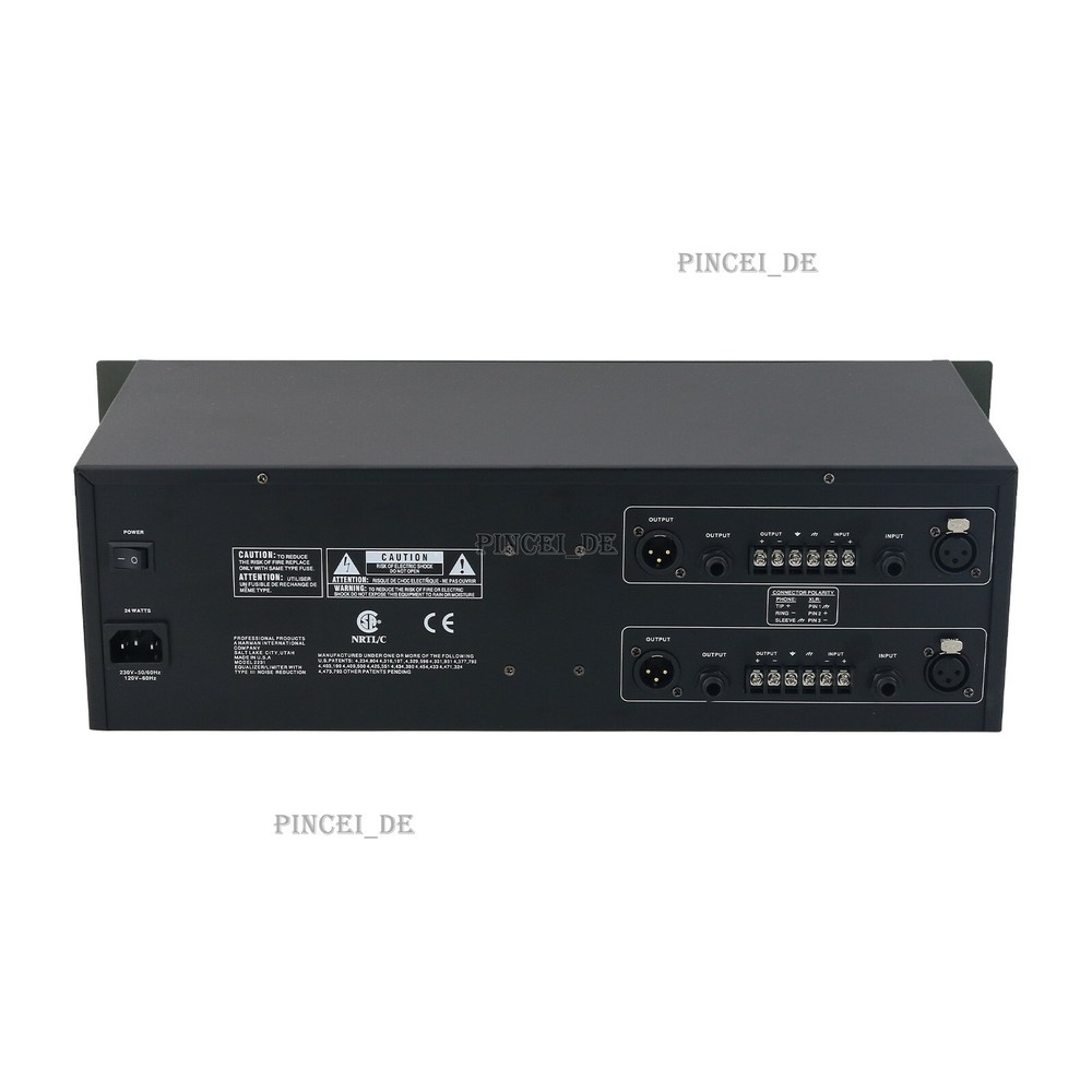 TKL-2231 Dual 31-Segment 2U High Performance Equalizer with Amplitude Limiter