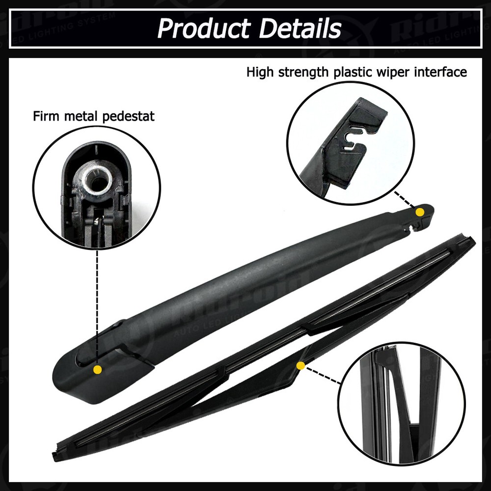 For 2008-2012 Ford Escape Rear Windshield Wiper Arm & Blade Replacement Kit