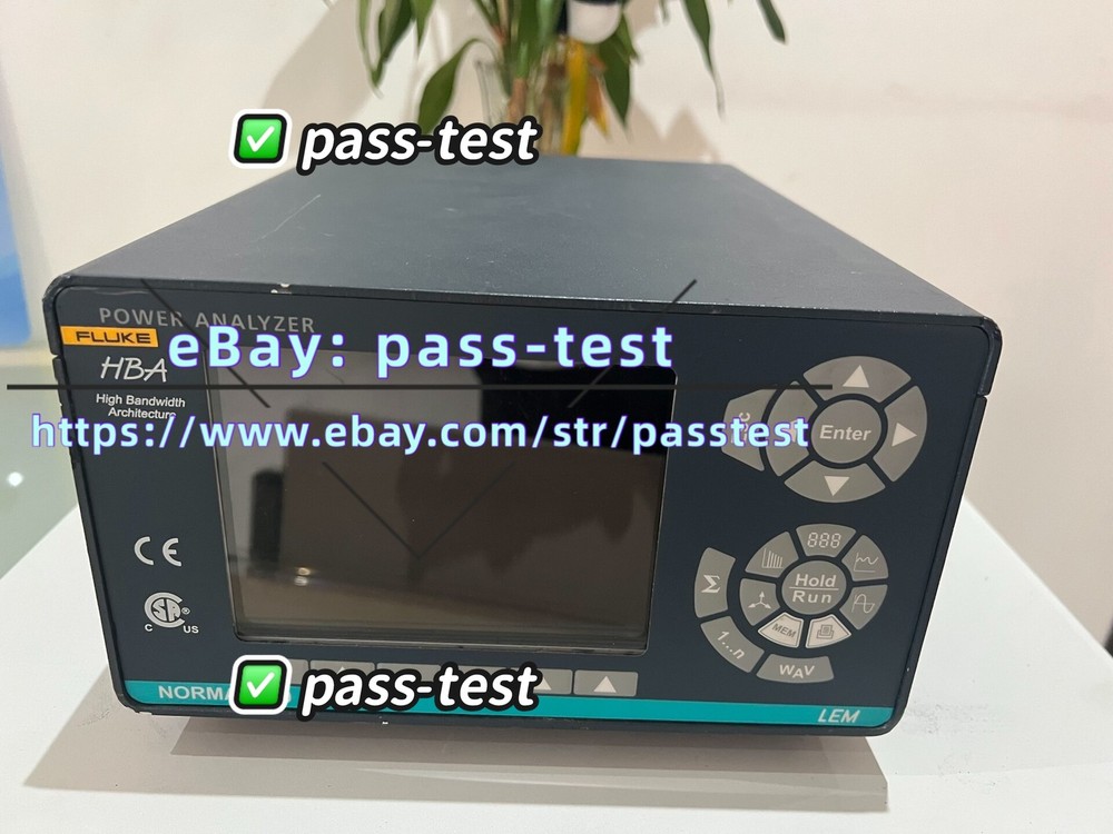 Fluke NORMA 4000 high-precision power analyzer#passtest