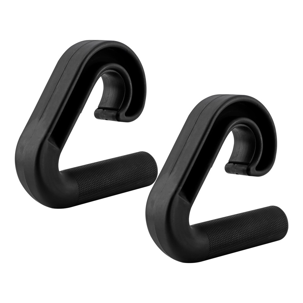 XuYelora Neutral Grip Handle Attachment for Pull-up Bars, 1 Pair Black