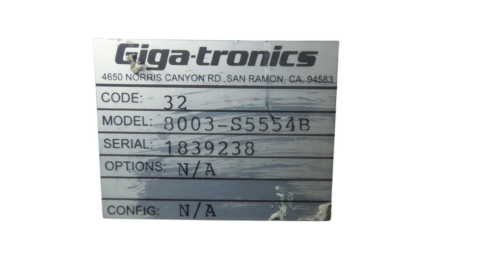 GIGATRONICS 8003 Precision Scaclar Analyzer - Free Shipping