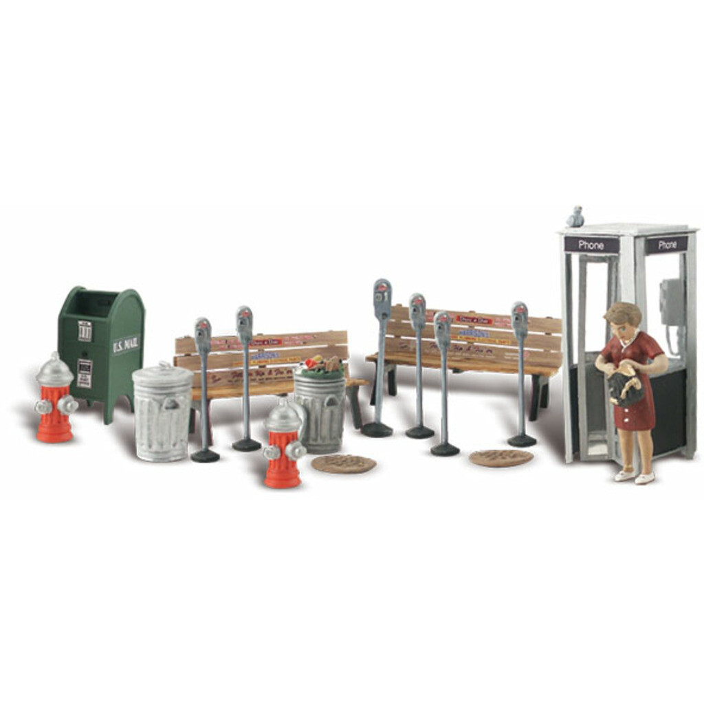 Woodland Scenics A2764 O Street Accessories