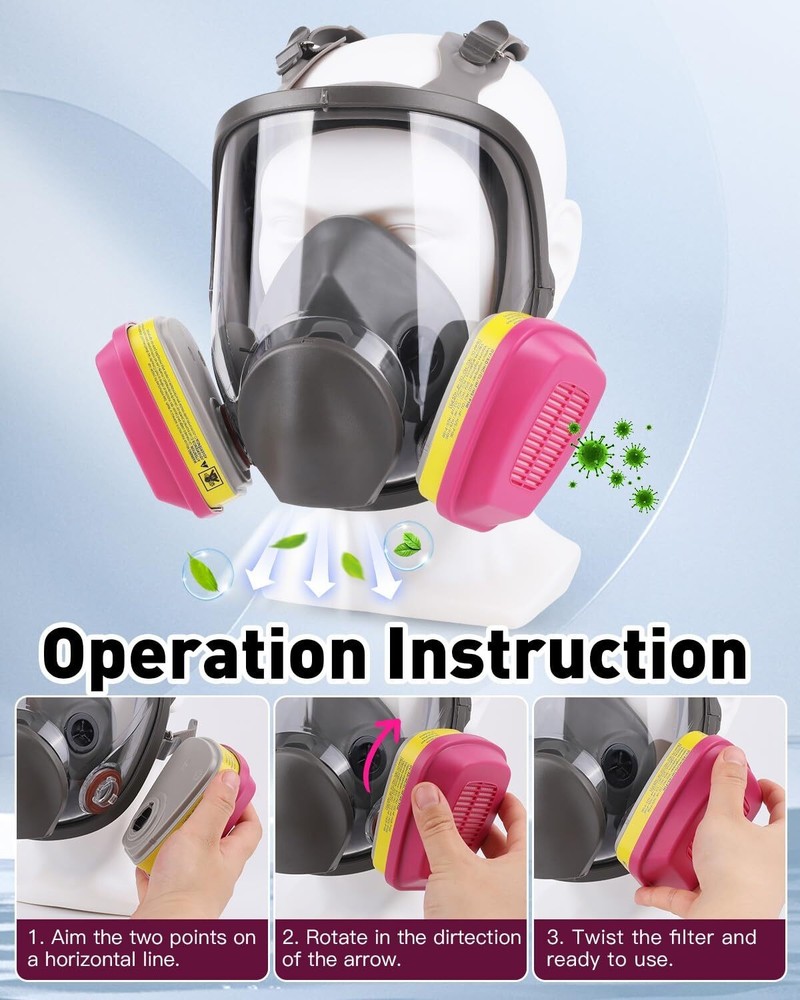 Respirator Filter Cartridges 60923, Particulate Filter Replacement Help Again...