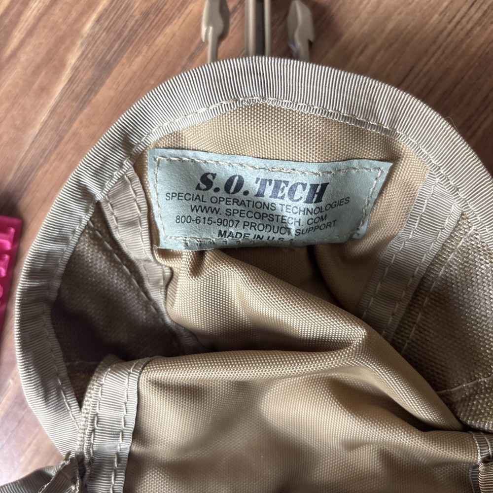 US Military S.O. TECH Side Pouch 6” x 4” Special Operations Technology SO Tech