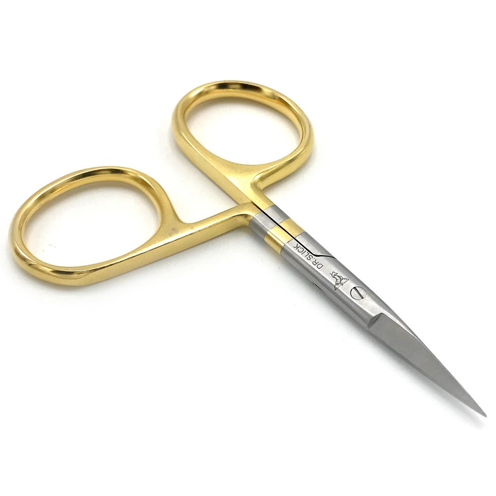 DR. SLICK TWISTED LOOP SCISSORS - 4" All Purpose Fly Tying Serrated Blade NEW!