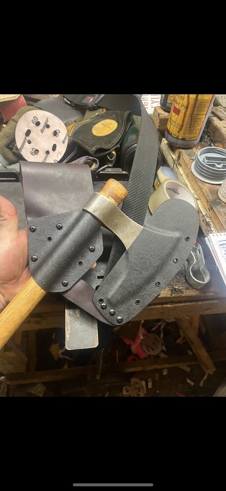 Cold Steel Viking Hand Axe Quickdraw Sheath/ Quickdraw Carrier Kydex