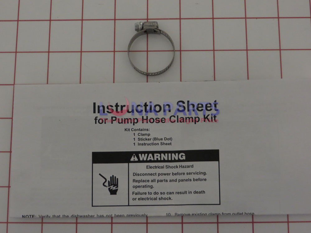 Whirlpool W10548435 Clamp Kit