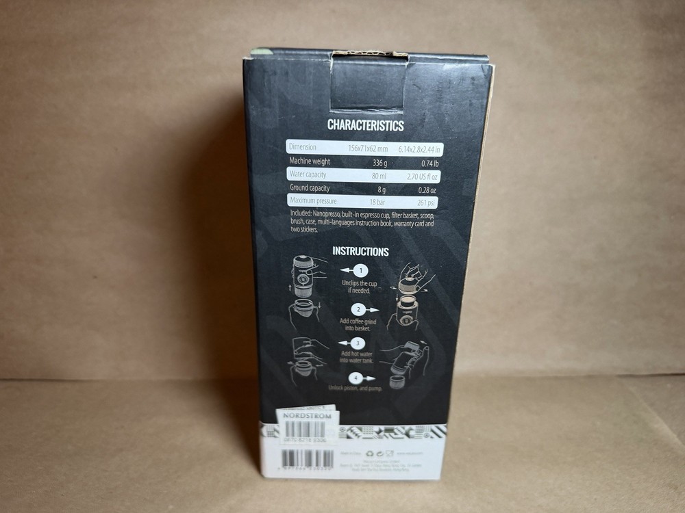 Nanopresso Portable Espresso Maker with Protective Case