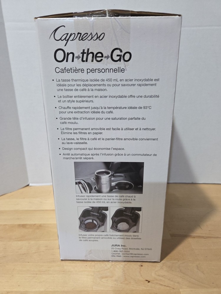Capresso 425.05 1-Cup Coffee Maker - Black/Silver