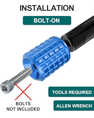 1.25" Footpeg Crash Bar Engine Saddlebag Guard Sliders End Replacement Blue