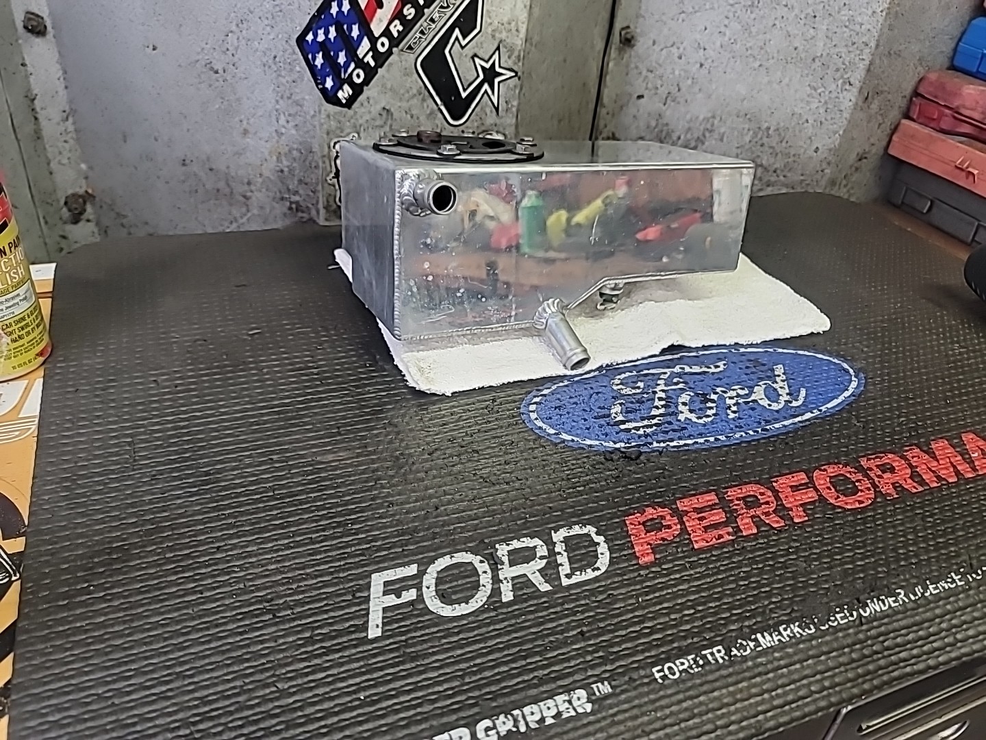 2003 2004 Ford Mustang Cobra Supercharger Coolant intercooler tank 03 04 Moroso