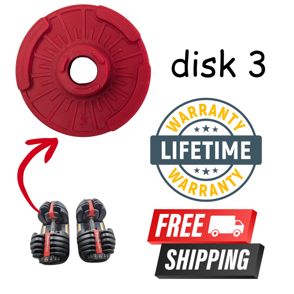 Replacement disk 3 for Bowflex 552 Series 2 | Lifetime Warranty