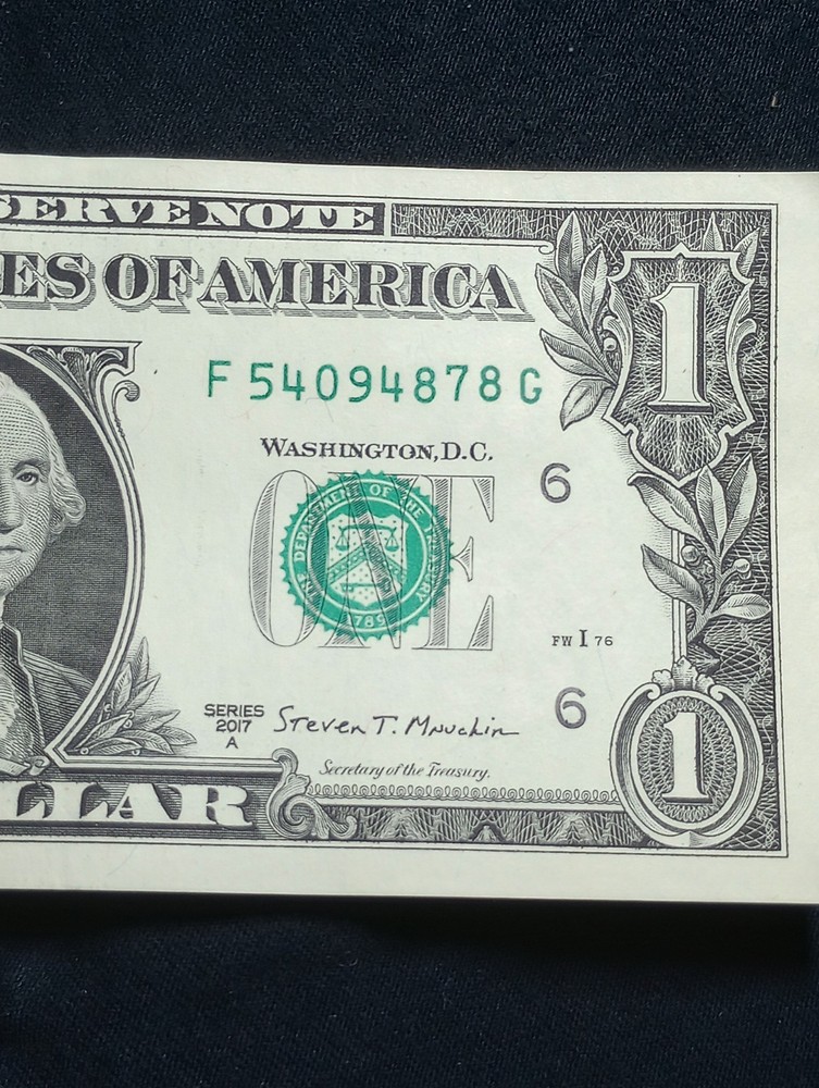 Crispy 2017A $1 Note Double Gas Pump Error. #517