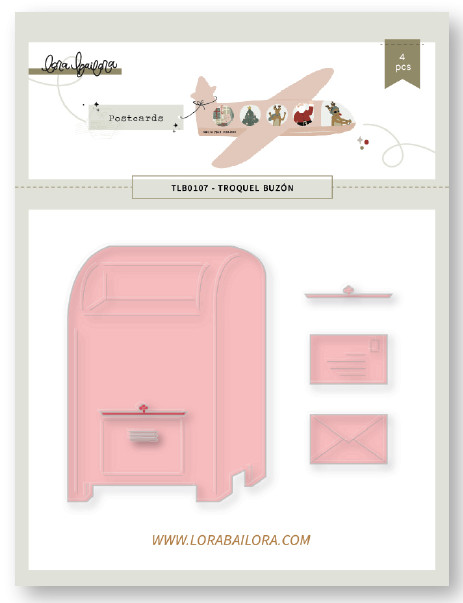 Lora Bailora Cutting Die TLB0107 - Mailbox