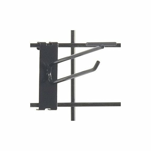 6" Black Scanner Gridwall Hooks -100 pcs For Gridwall or Mini Grid Cube Displays