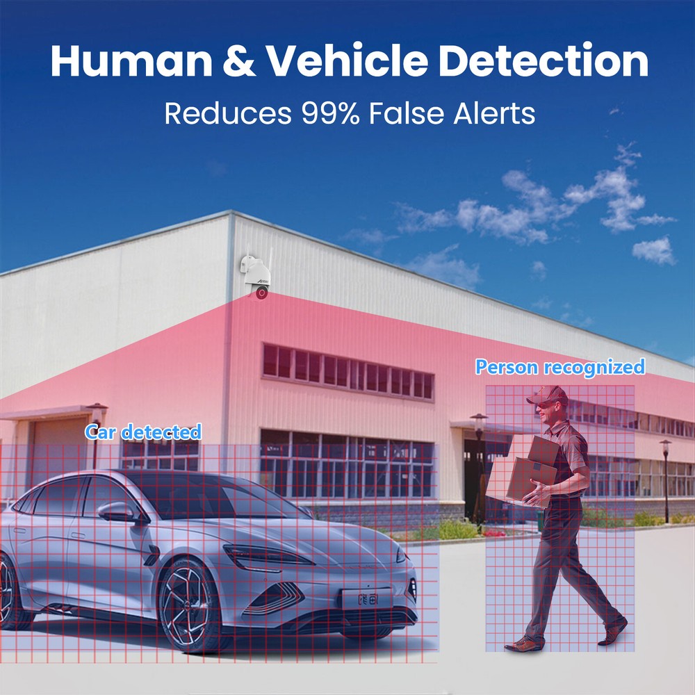 ANRAN CCTV WIRED SECURITY SYSTEM 8MP AUDIO CAMERA 24/7 RECORD +4TB HDD MOTION