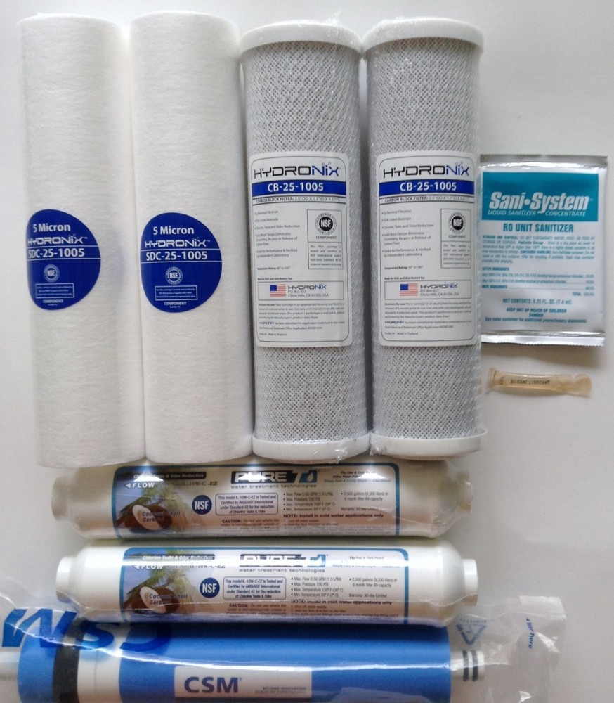 WATTS 415 4-STAGE COMPLETE REPLACEMENT PACK, 3/8" QC INLINE