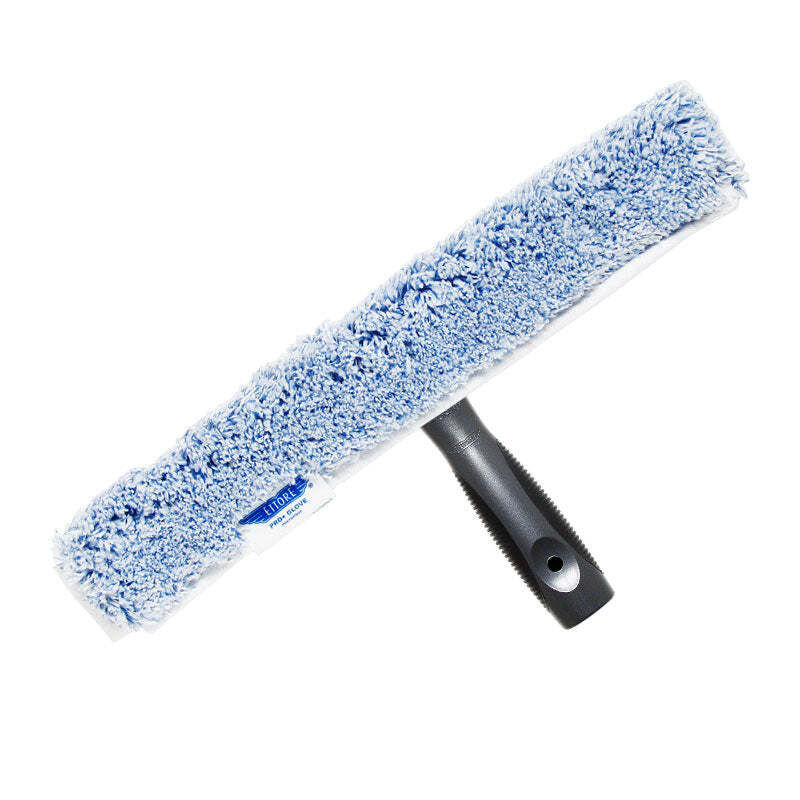 Ettore Microfiber Washer with Scrubber - Extra Absorbent, Durable Wash Tool