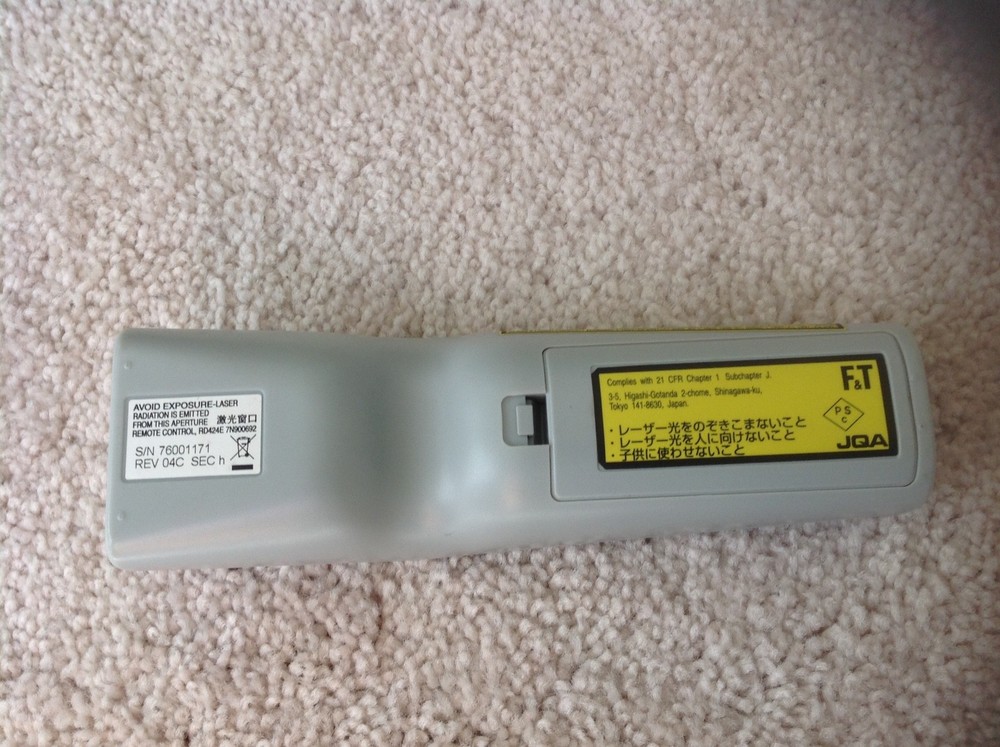 Nec projector remote rd-424