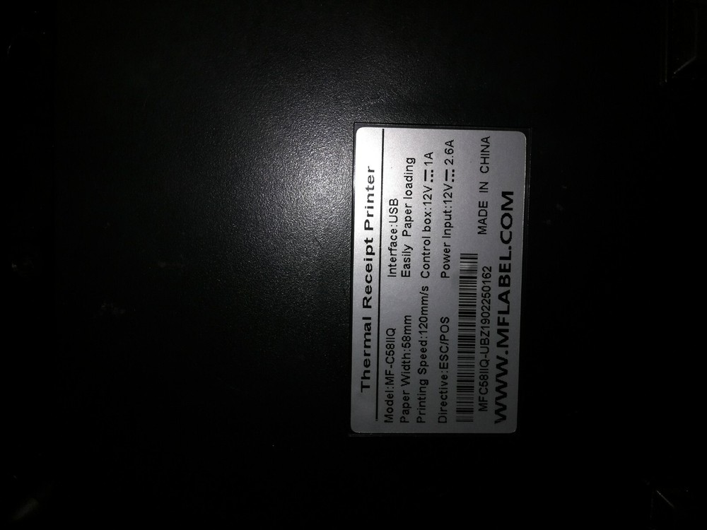 Mflabel Mf-c5811q Thermal Receipt Printer (A11)