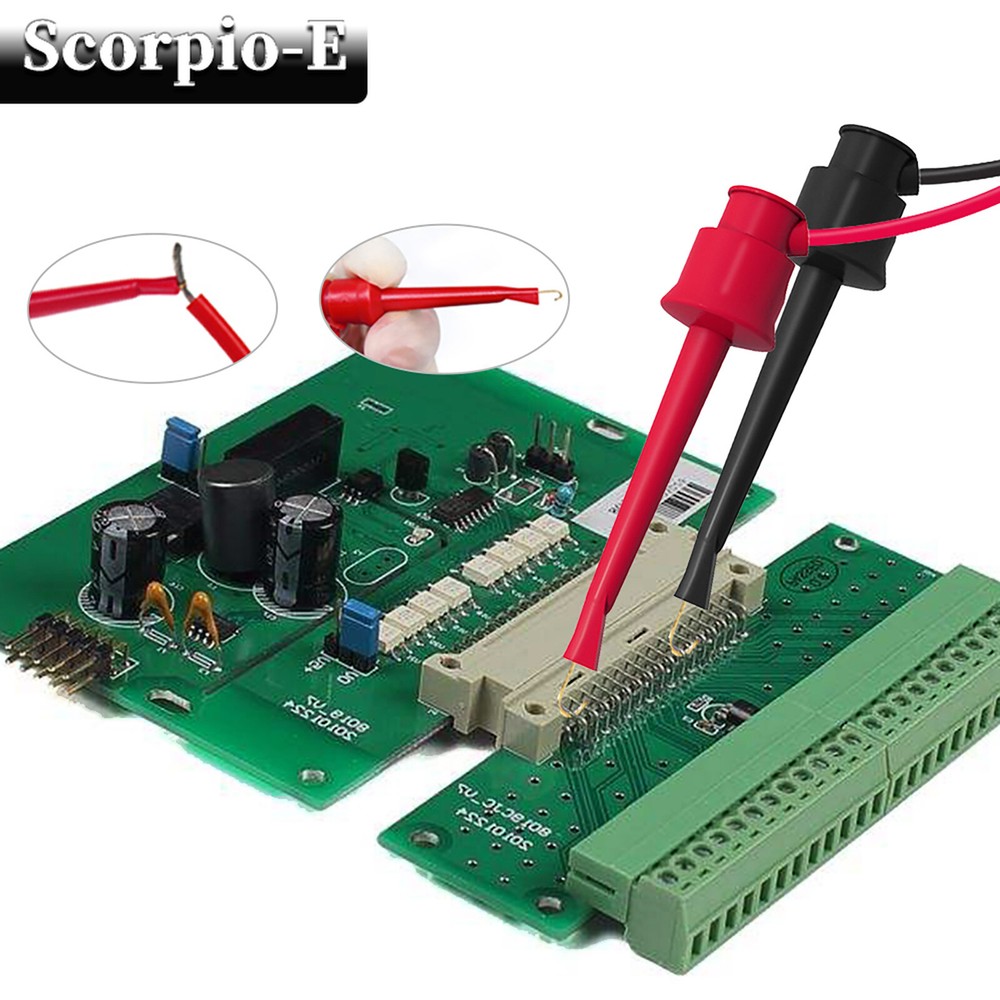 25PCS Silicone Multimeter Test Leads Kit with Replaceable Wire Piercing Probes