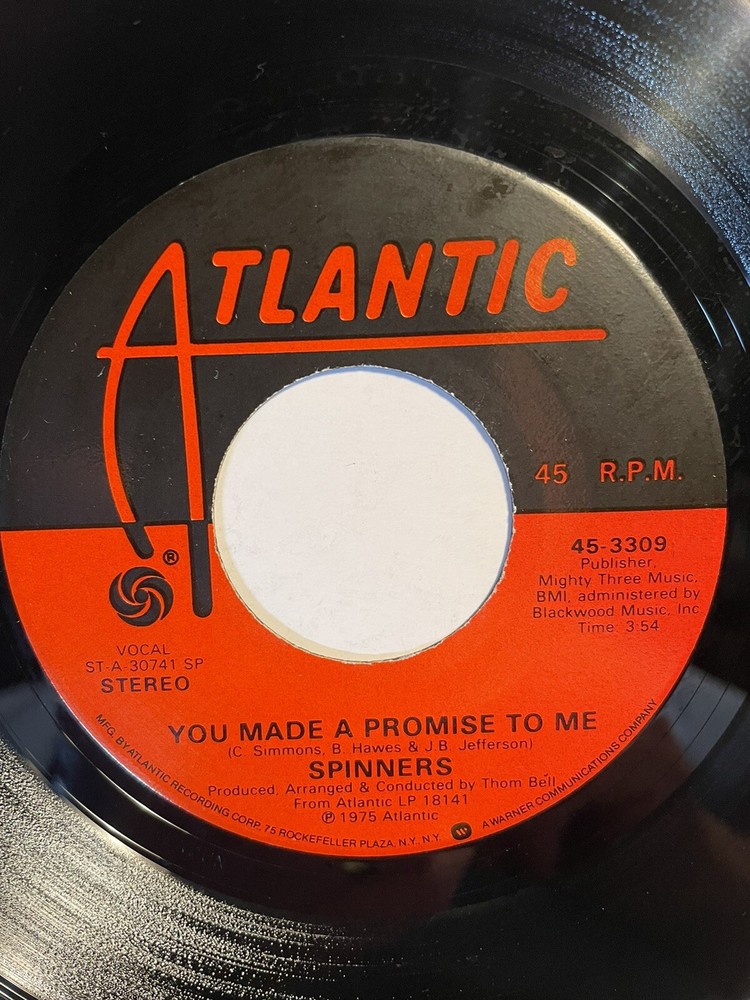 Spinners “Love Or Leave” Atlantic 7” 45 VG++