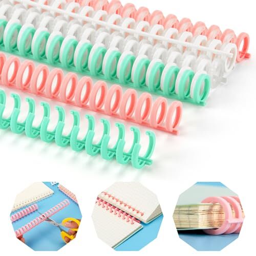 Binding Spines/Coils/Combs Easy to Open Close Adding Pages for Binding Machin...