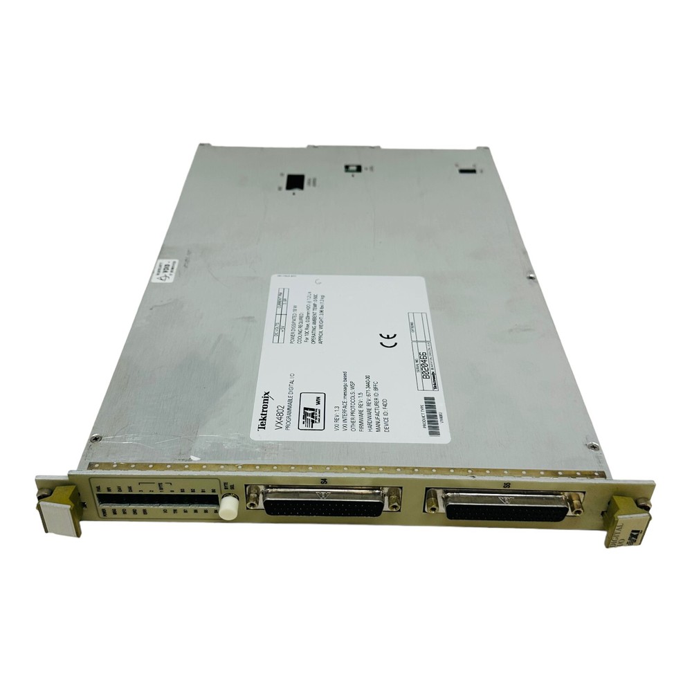 TEKTRONIX VX4802 PROGRAMMABLE DIGITAL I/O VXI MODULE SN B020466