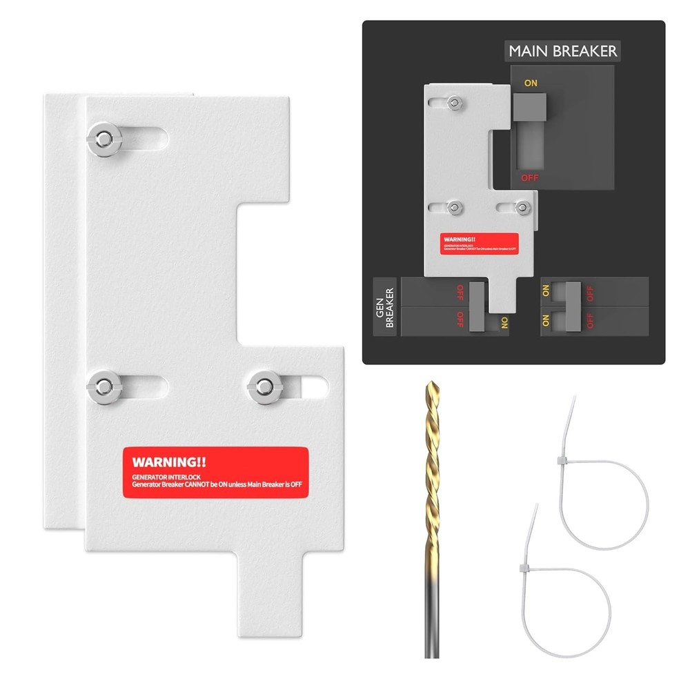 Generator Interlock Kit Compatible with GE General Electeric 150 or 200 Amp P...