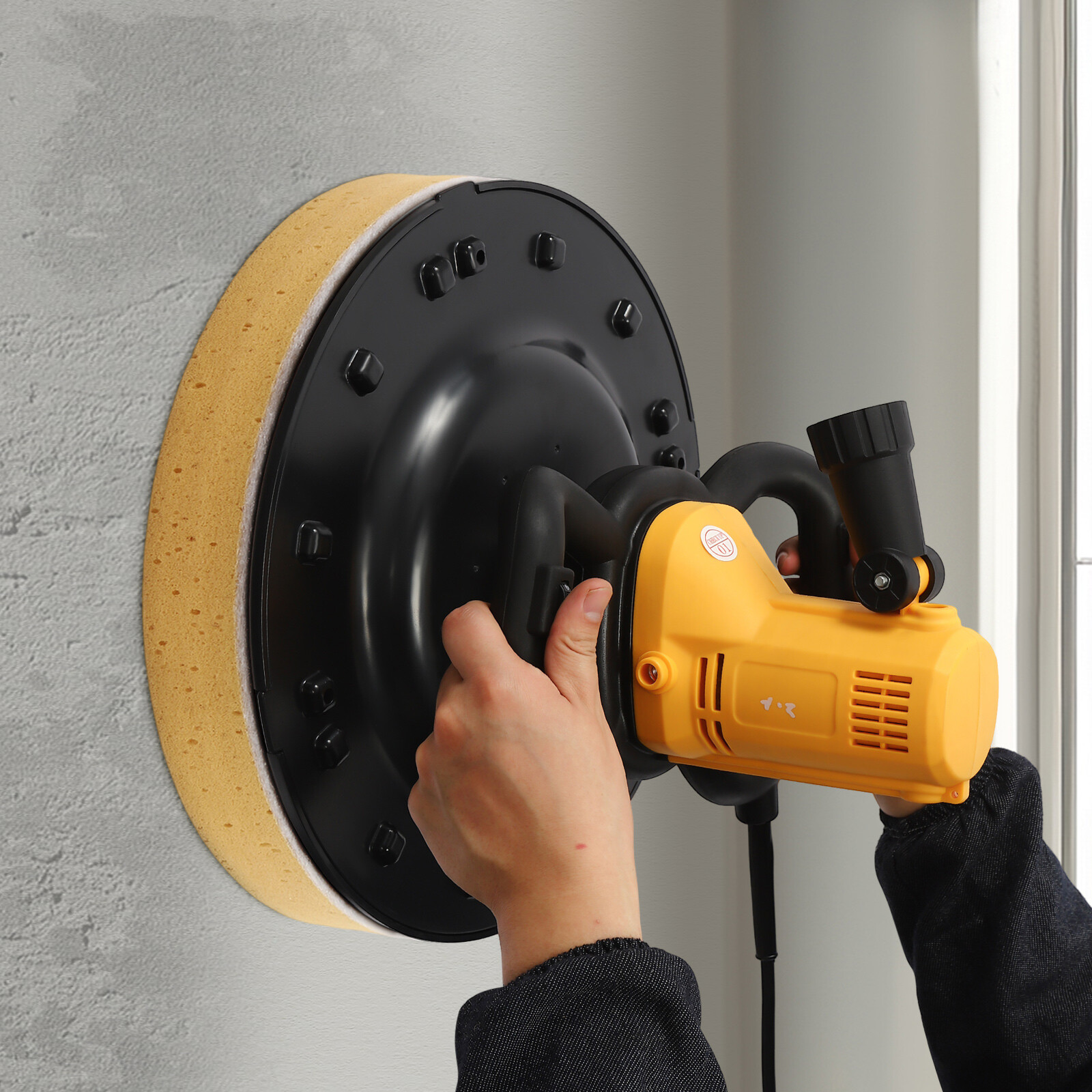 110V Concrete Polishing Machine Smoothing Polishing Machine 6 Variable Speed