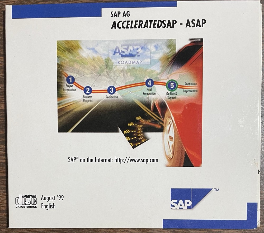 Vintage SAP Software Bundle - R/3 System - AcceleratedSAP