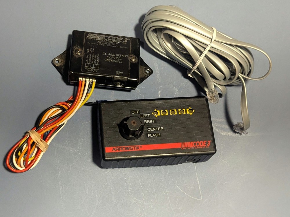 Code 3 T11623 Control Interface With Controller For CC Arrowstik 21 & 27 Series