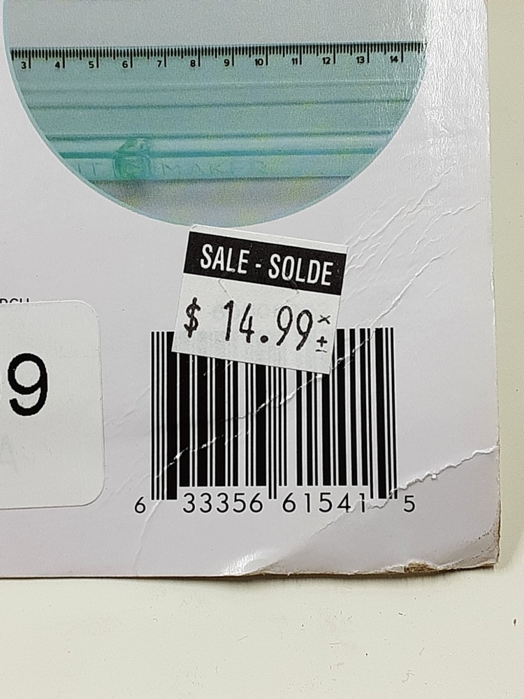 NEW We R Memory Keepers Print Maker 6 Inch Alignment Guide Plastic
