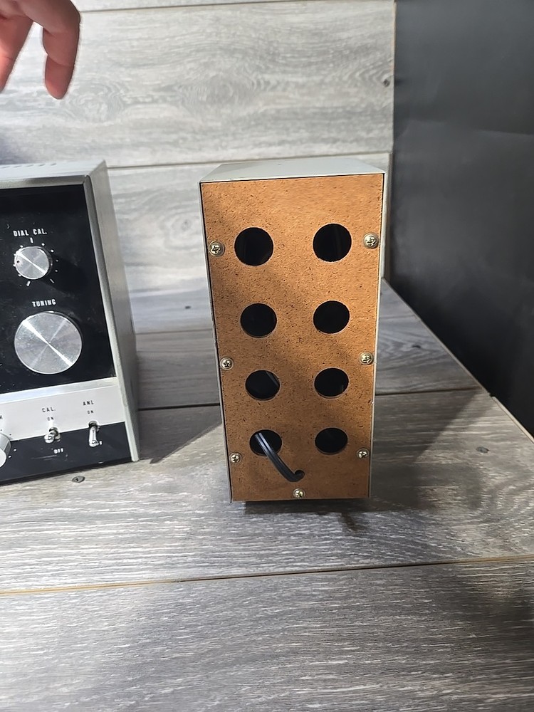 Lafayette HA-800B Solid State Communications Receiver W/ HE- 48C Speaker Tested