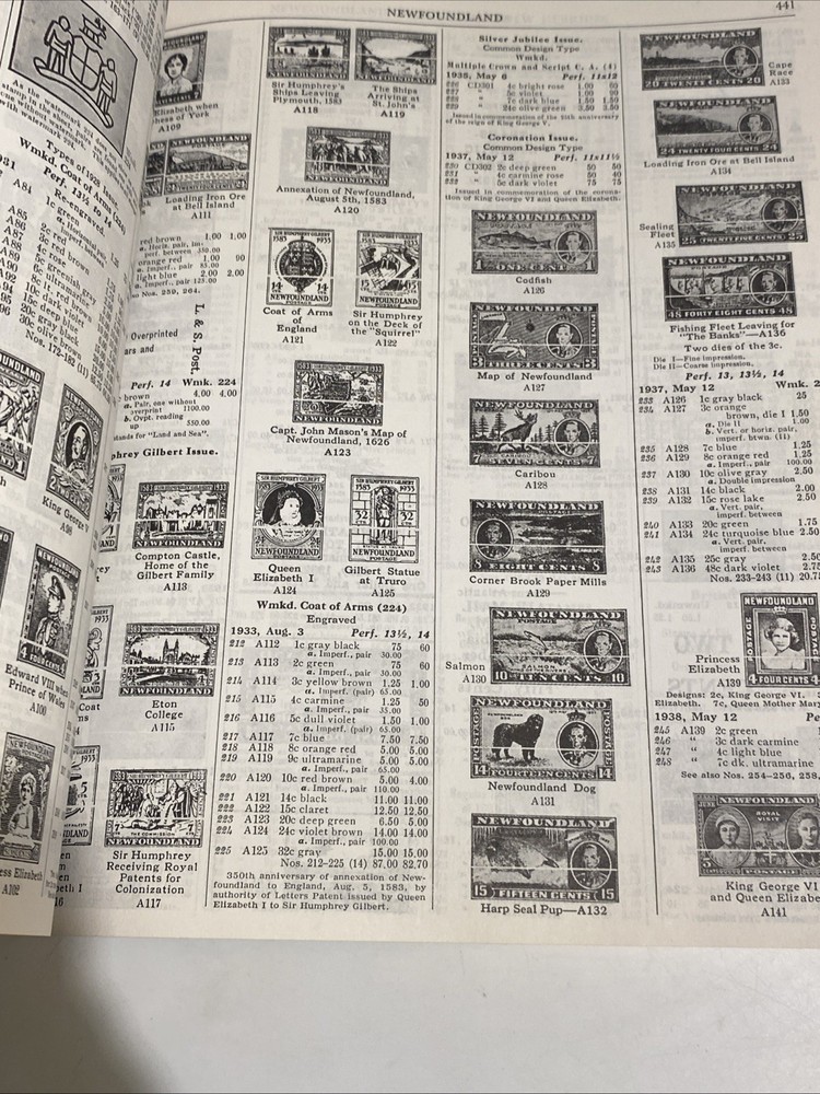 Scott 1979 Standard Postage Stamp Catalogue Volume 1