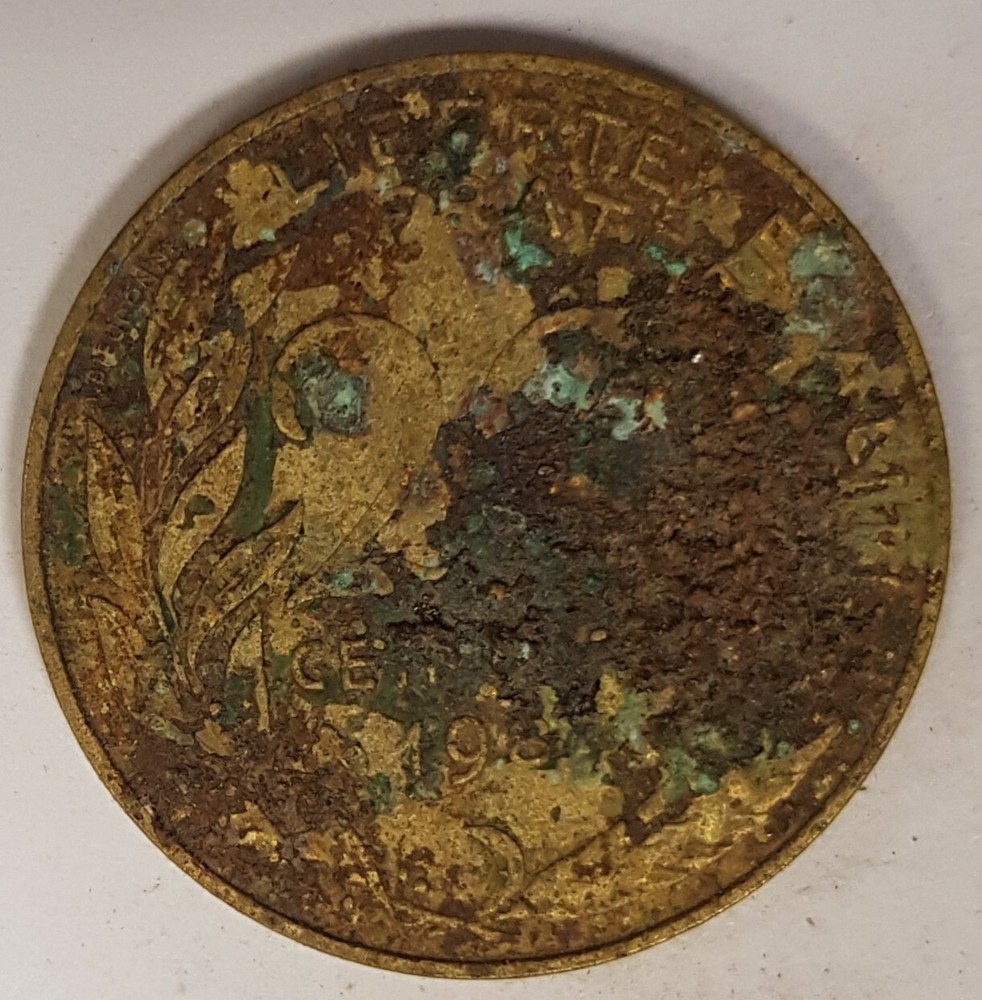 French 20 Centimes Coin