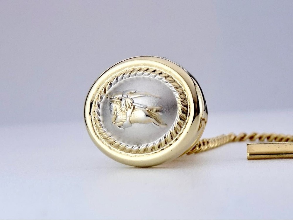 Burberry Tie Tack Lapel Pin Bar 7-2-99
