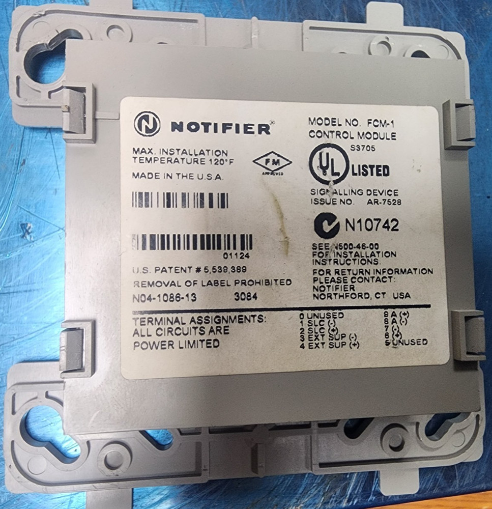 🤠 NOTIFIER FIRE SYSTEMS CONTROL MODULE FCM-1