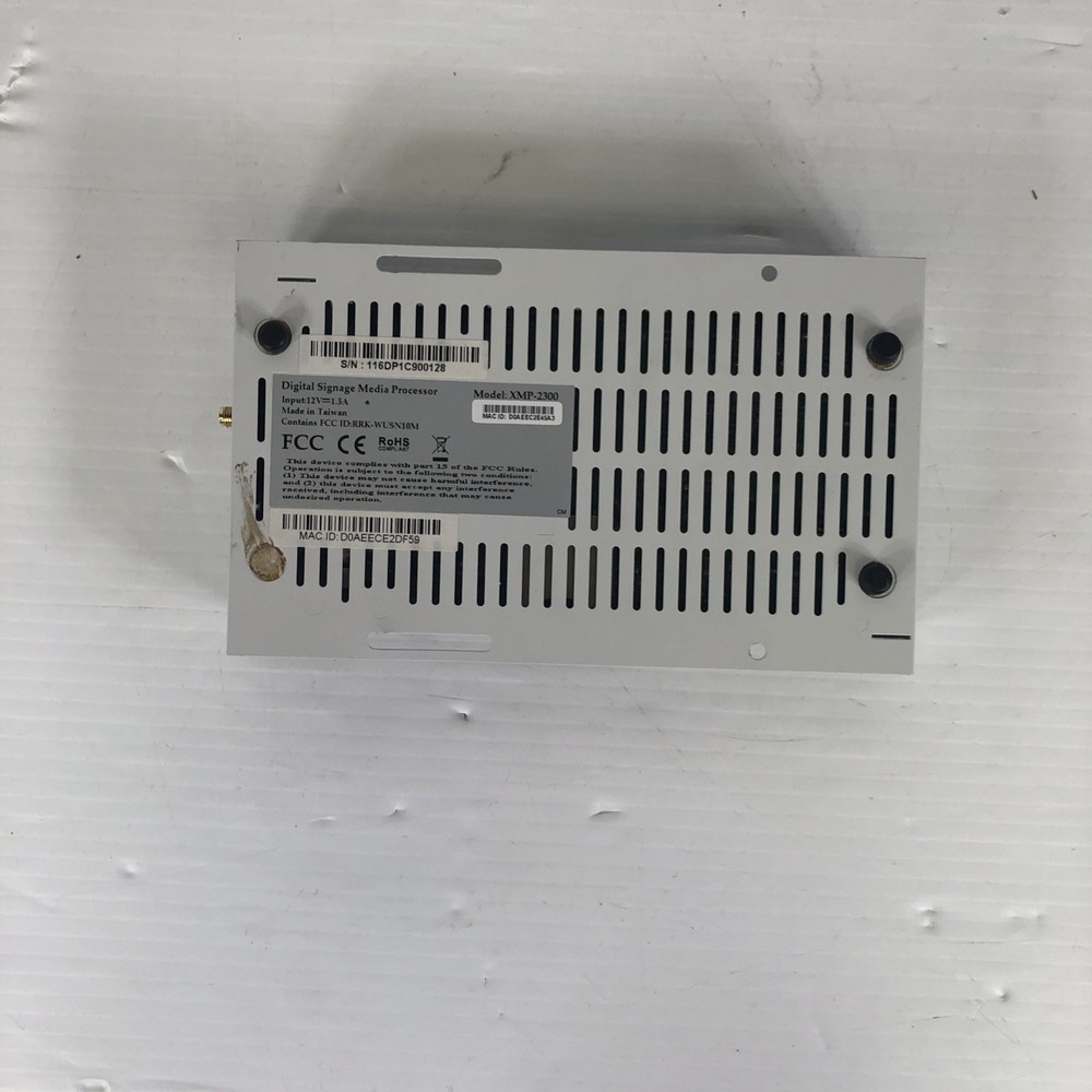 digital Signage Media Processor Model:xmp-2300