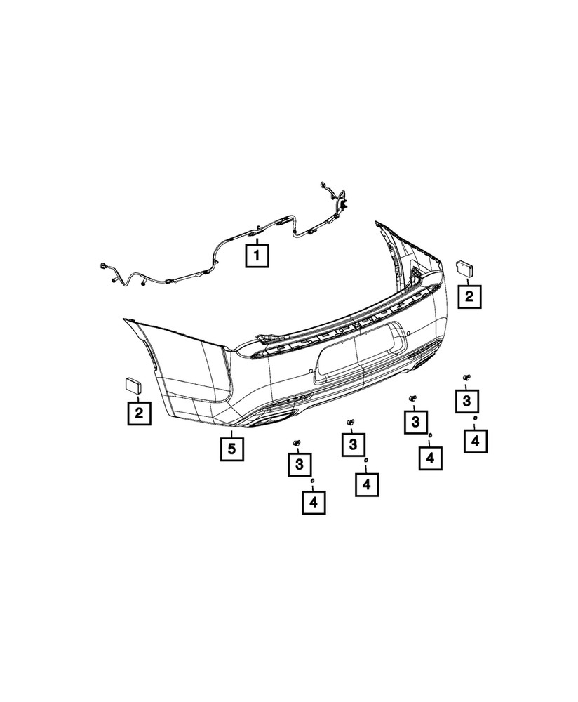 Genuine Mopar Park Assist Sensor 5MK60PDNAC