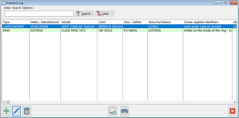 @@@ Home Inventory Tracking Software w/ photos, notes & reports (.pdf/.xls) @@@