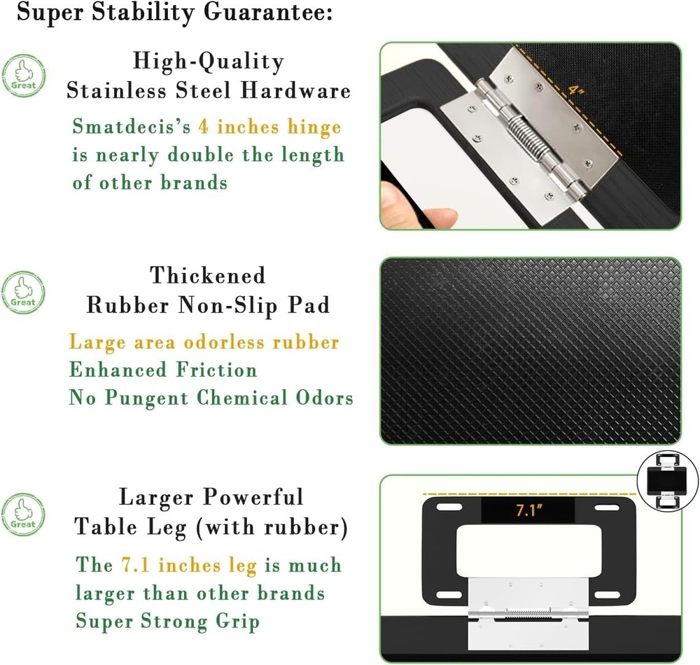 Elegant Bamboo Couch Arm Tray Table - Multi-Functional & Adjustable Design